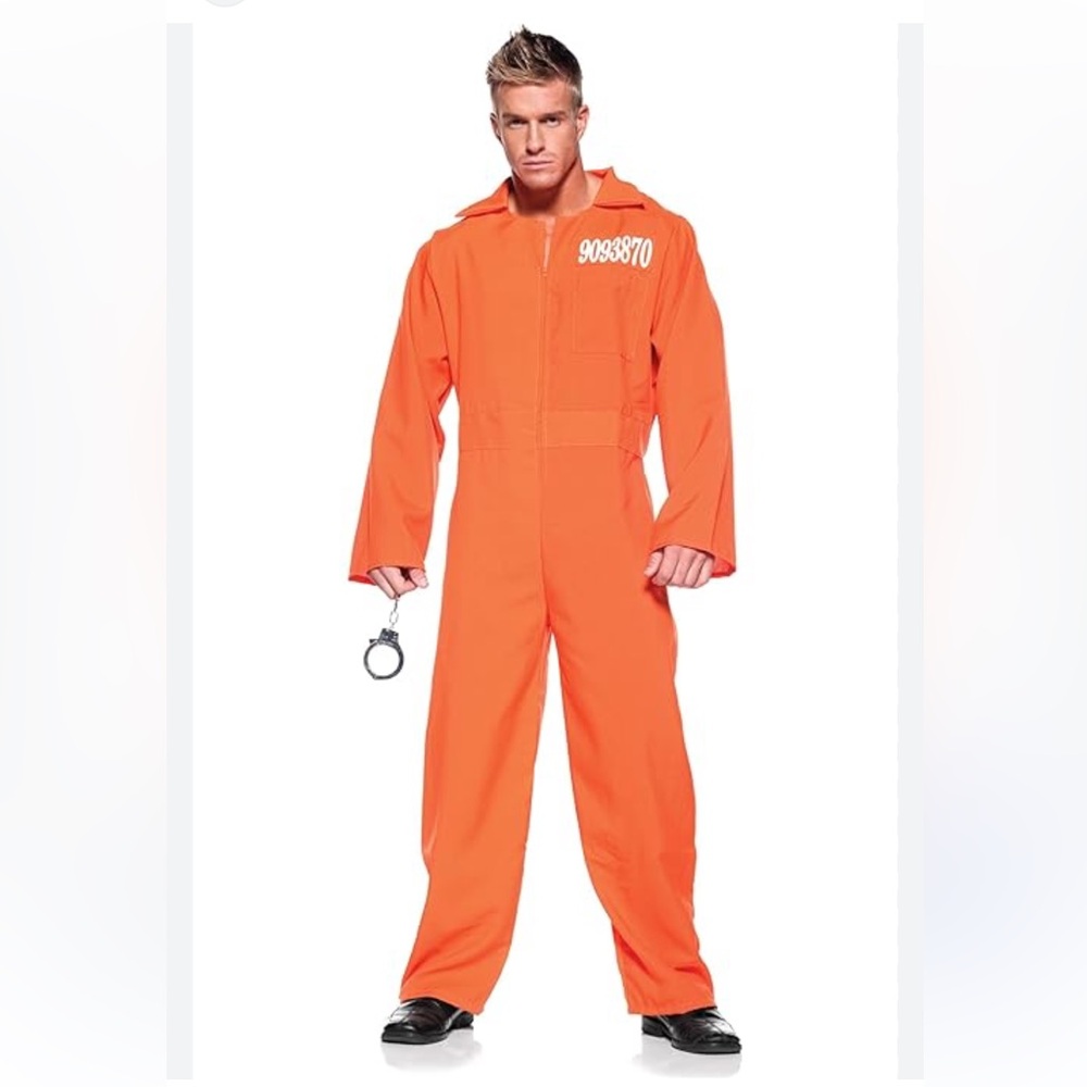 Men’s Halloween Inmate Costume 2XL